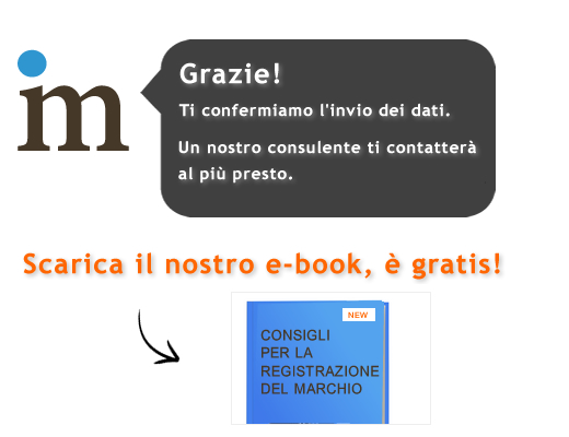 grazie e conferma invio dati, scarica l'e-book