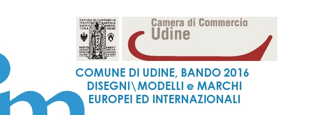 Bando 2016 del Comune di Udine: marchi, brevetti e design