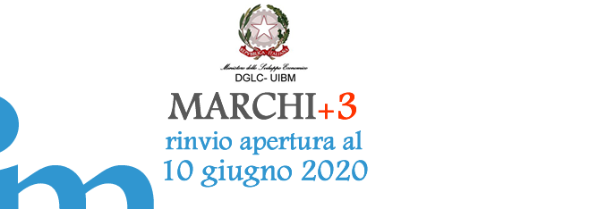 Slitta ulteriormente al 10/06/2020 la data per la presentazione delle domande per il Bando Marchi+3